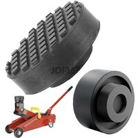 Taco de goma para gato hidraulico de carretilla de 2 toneladas. Protector de goma 63 x 28 mm