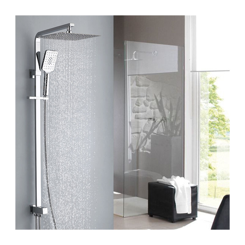 Sistema doccia doccia a pioggia doccia Set doccia con soffione doccia Duschstange doccetta in acciaio inox 