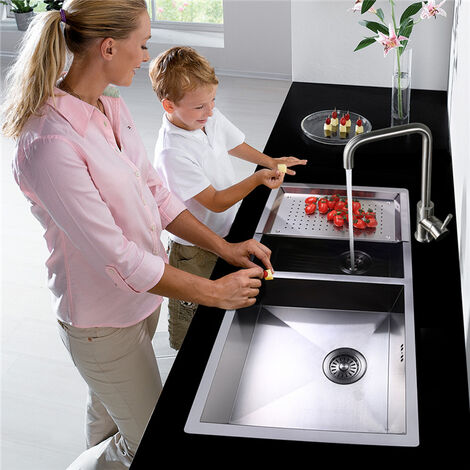 Il rubinetto Essentials può essere ruotato di 360 ° Rubinetto bagno Miscelatore monocomando Miscelatore lavello e miscelatore cucina