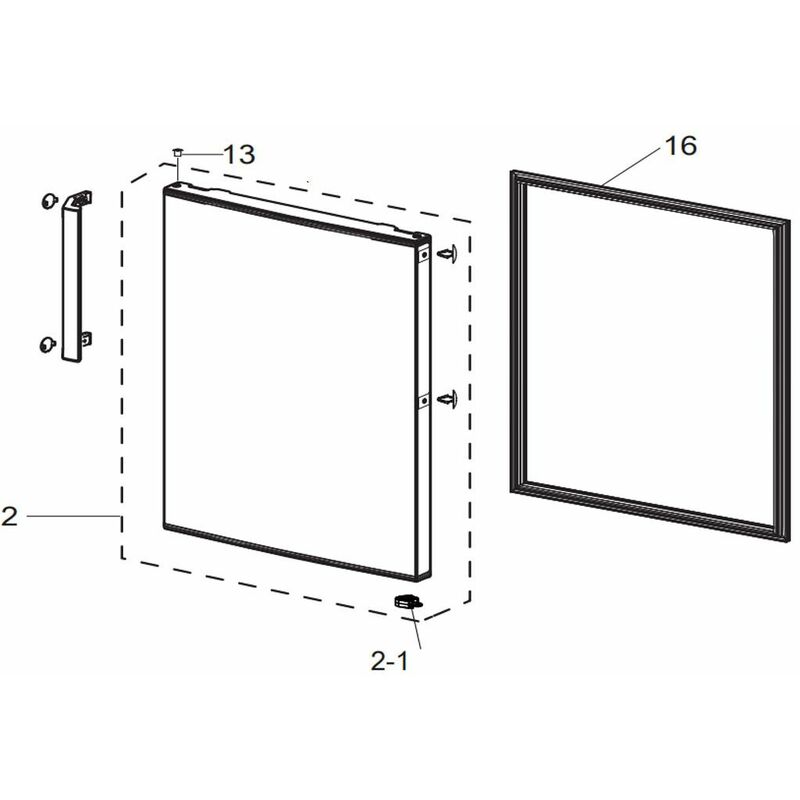 Mensola In Vetro Per Congelatore Frigidaire Modello ARB190ZCC0, Parte Originale 5304497873