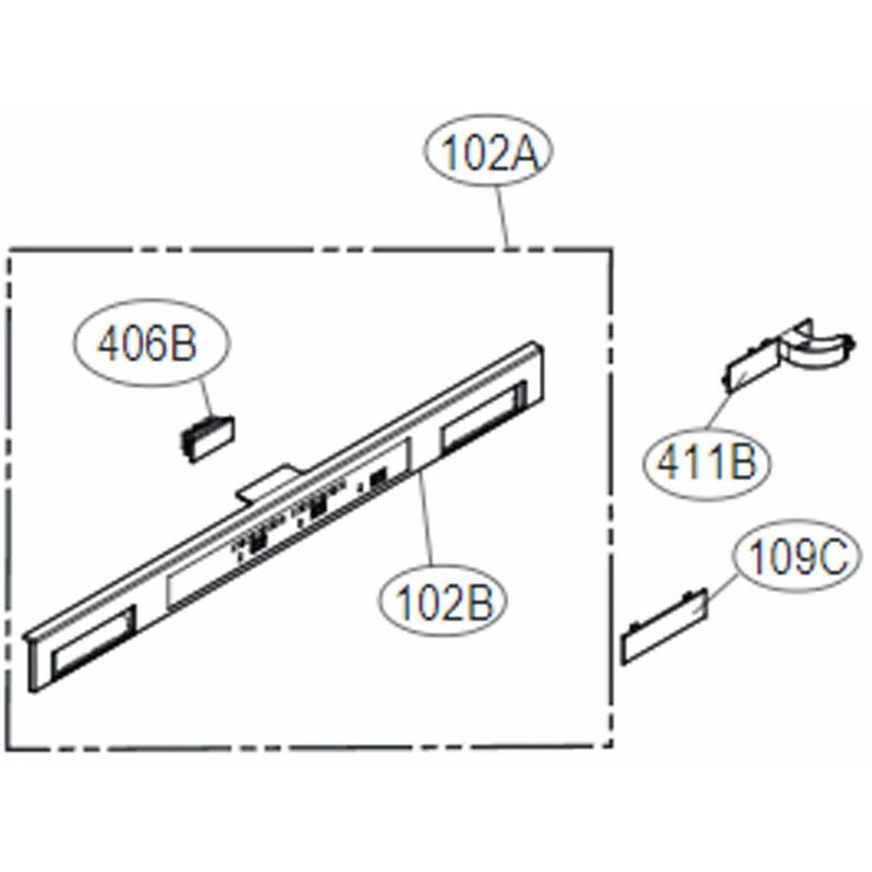 Scheda Display - Frigorifero, Congelatore - LG - 317846 - Foto 2