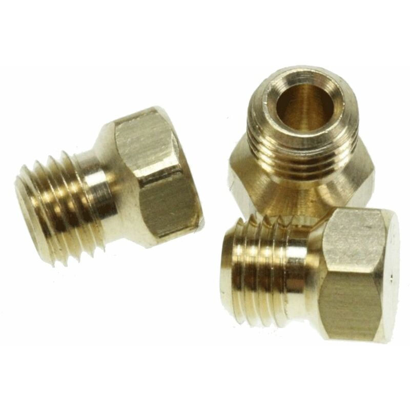 Set 4 Ugelli Tezla Per Piano Cottura - Conversione Da GPL A Gas Naturale