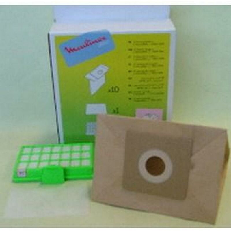 Confezione di 10 sacchetti + 1 filtro hepa - Aspirapolvere - MOULINEX -  605069145429226387