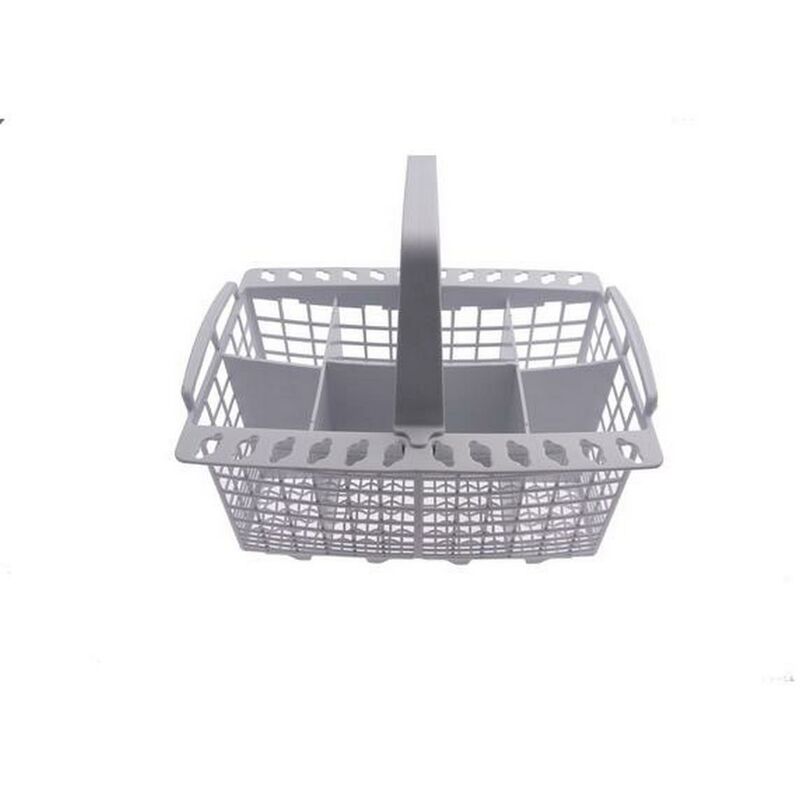 Aramox Cestello Portaposate Per Lavastoviglie – 7 Scomparti, ABS, 23x13x13 Cm, Universale, Con Maniglia