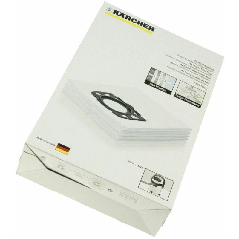 Sacchetto sottovuoto Karcher 6.959-130.0 filtro sacchetto di carta