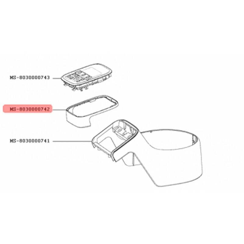 Anello del quadrante bianco COMPANION - Robot da cucina e Cuocitutto -  MOULINEX - 4356279