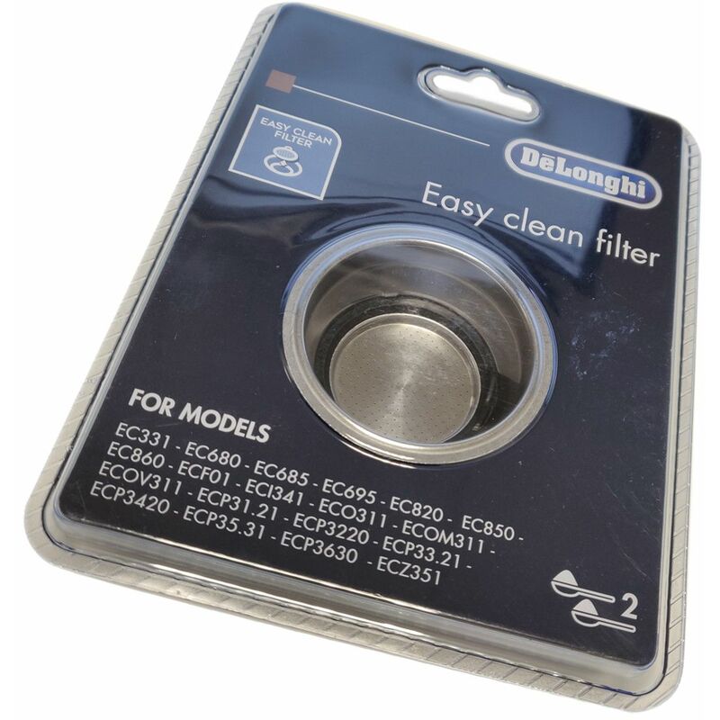 Filtro 2 tazze - Macchinette da caffè, Caffettiera, Caffettiere a filtro, Macchinette  espresso - DELONGHI - 190053787269320888