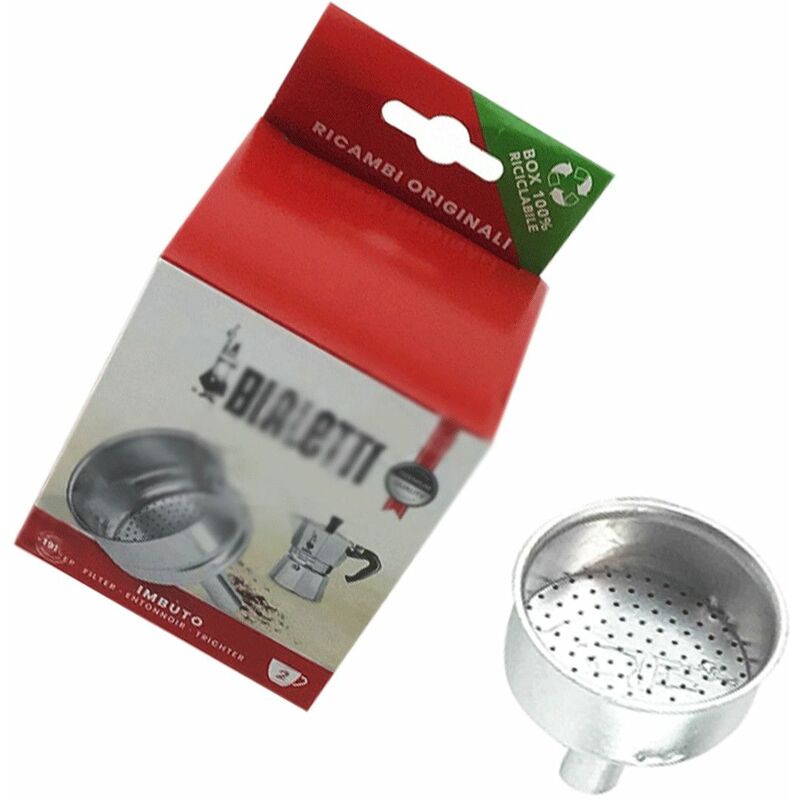 Moka Caffettiera Classica 3 Tazze Caffè Express Alluminio Manico Anti