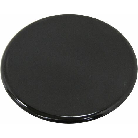 Set di tappi per fornelli a gas, 55 mm, 75 mm, 100 mm, 130 mm, set di cappucci per fornelli a gas, accessori da cucina neri (coperchio piatto 75