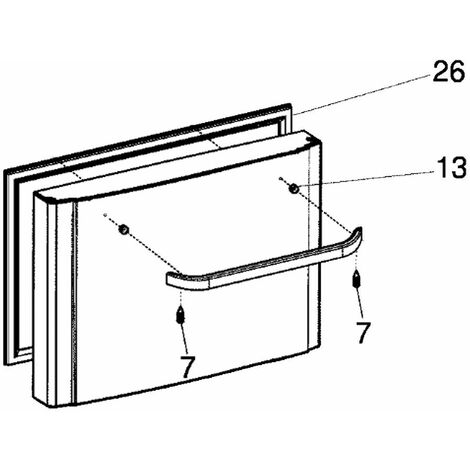 Guarnizione Inferiore Porta Per Lavastoviglie TT80E