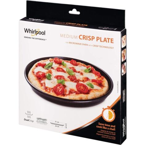 Piatto CRISP diam. 31 cm altezza 2,5 cm AVM290 originale - Forni a Microonde - WHIRLPOOL - 369863662894642369