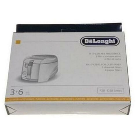 Kit Filtri Per Friggitrice DeLonghi F8-D8-F1000 Series - 12 Pezzi Con Filtri Vapore, Carboni E Carta - Foto 9