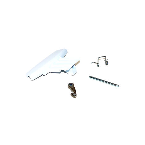 Kit Maniglia Con Gancio A Molla Per Lavatrice Hotpoint J00301358 - Ricambio Compatibile Con Numerosi Modelli, Sostituisce 839181