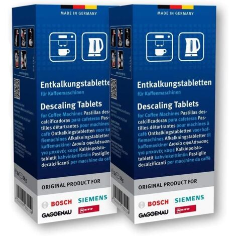 Lotto di 2 scatole da 6 pastiglie anticalcare TASSIMO - Macchina da caffe, Caffettiera - BOSCH - 43577074050535005021