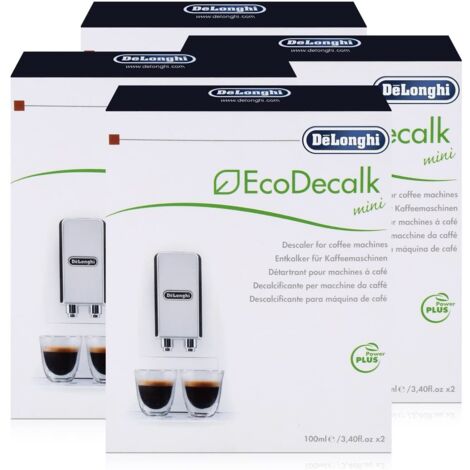 Lot de 2 - Détartrant naturel NOKALK 2x100ml Cafetière, Machine à Café 5513296011 DELONGHI