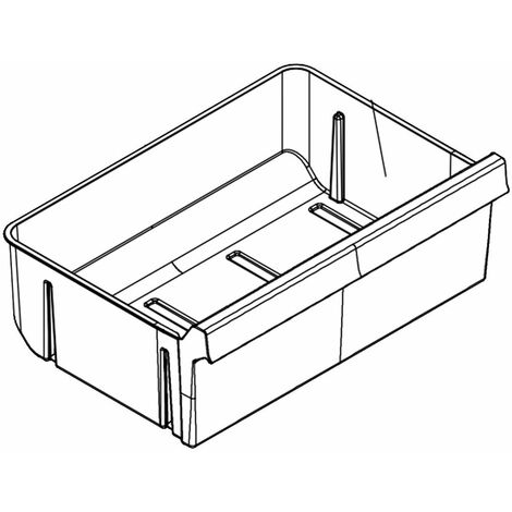sparefixd Per Beko CXFG1685DW CXFG1685W - Cassetto inferiore per congelatore