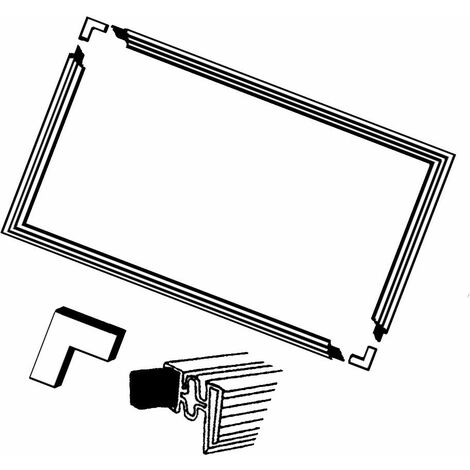 Guarnizione universale della porta 2000 x1000mm - Frigorifero, congelatore - SOS Accessoire - 4364291