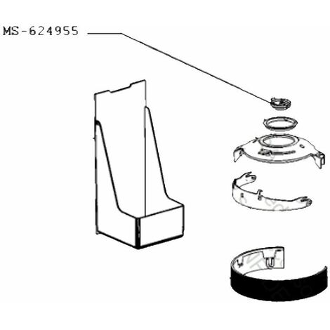 Supporto scheda elettronica (codice di riferimento MS-624955) Nespresso Vertuo Next - Macchina da caffè, Caffettiera - KRUPS - 4353983