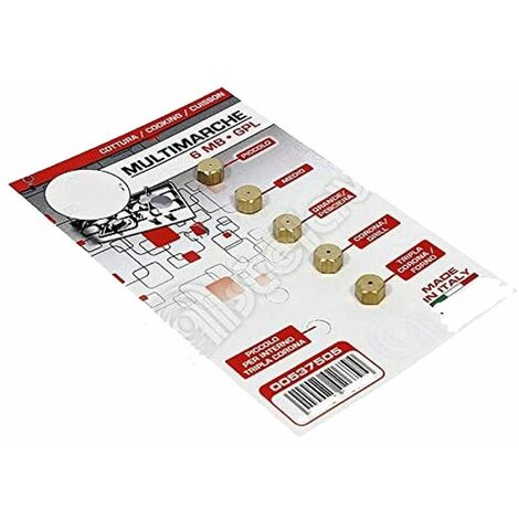 Set di ugelli, ugelli gas butano propano universale DIAM. 6MM - Forni, Fornelli Elettrici e a Gas - .Toutes marques - 43564683662894857459