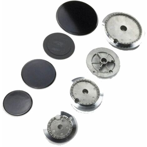 Kit 4 cappucci e 4 bruciatori - Piano cottura - ARTHUR MARTIN ELECTROLUX - 43660368002332131553