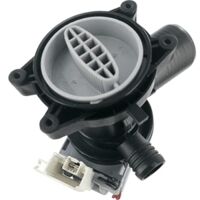 DL-pro Pompa di scarico per Whirlpool Bauknecht 481010584942 HANYU pompa di scarico con testa della pompa e filtro per lavatrice