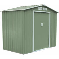 Evre XXL Garden Shed Outdoor Storage Patio With Lockable Door Strong Structure Light Green
