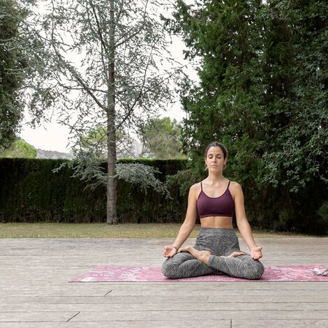 Estera De Yoga Plegable Antideslizante Para Entrenamientos En Casa