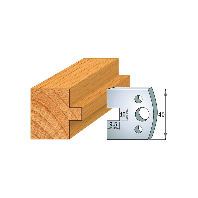 CMT 690.098 - Par Cuchillas Kss 40x4mm - 8