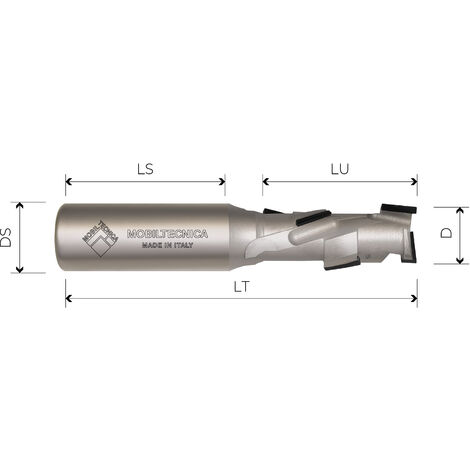 MTEC012.66 - FRAISES HÉLICOÏDALES EN DIAMANT POLYCRISTALLIN Z1+1 CORPS EN ACIER PCD H2,5MM - MOBILTECNICA _ .66_D16 | LU 27 | DS20 | LT85 | Z(1+1)(3DP+1HW) | AX20° | GAU | H2,5