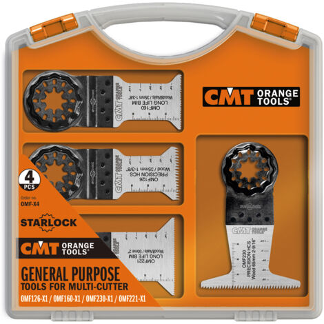 OMF-X4 JEU DE 4 ACCESSOIRES POUR OUTILS MULTIFONCTIONS (1/4)