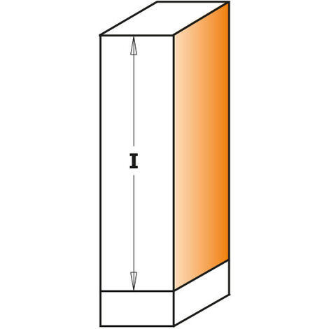 191.008.11B FRAISE HELICOIDALE Z2 POS. AVEC ROULEMENT S=6,35 D=6,35X25,4X76,2 HWM DR