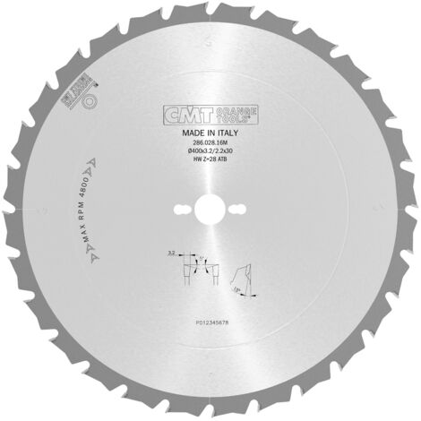 286.040.24M LAME CIRCULAIRE 600X4.2/3.2X30 Z=40 5'ATB (1/5)