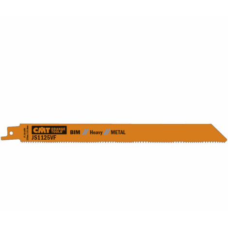 JS1125VF-5 5 LAMES DE SCIES SABRES EN BIMeTAL 225X1.8-2.6X10-14TPI (SS/MILLED) (1/4)