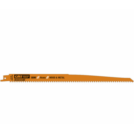JS1411DF-5 5 LAMES DE SCIES SABRES EN BIMeTAL POUR BOIS/MeTAUX 300X4,3X6TPI (1/4)