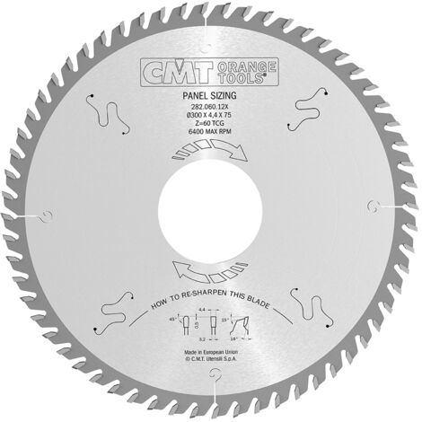 S282.03556 LAME CIRCULAIRE NEUTRE 355X4,4/3,2X30 Z72 16 TCG (1/2)