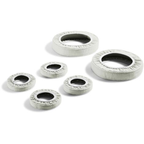 Festool – Housses de roulette pour aspirateur CT 26/36/48 – Protection sols fragiles – Tissu lavable – Installation rapide – Kit de 6 pièces (1/6)