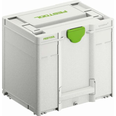 Festool – Systainer³ SYS3 M 337 204844 – Boite de rangement pour outils – Dimensions 337x297x237mm – Compatible avec systèmes de transport