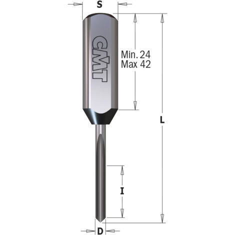 382.2057 MECHE D'HAUTE QUALITÉ POUR PERCEUSES MULTI-BROCHES HWM Z1 S=10X30 D=2X12X57,5 (1/2)
