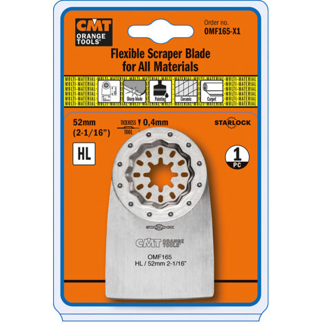 OMF165-X1 52MM SPATULE SOUPLE POUR TOUS LES MATeRIAUX