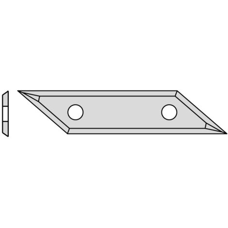 790.580.01 CUCHILLA REVERSIBLE CON CENTRADO 41A (2/35) 58X12X1.5MM HW-K1920