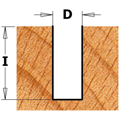 K911-080 FRESA DE CORTE RECTO HW Z2 S=8 D=8X20X51 DX