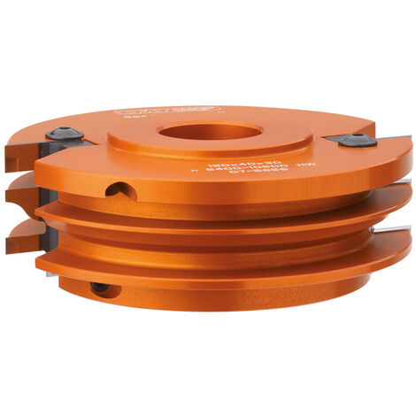 Cabezal Portacuchillas CMT Orange Tools Con Contracuchilla, D=120x40x50 Mm, Acero - Para Máquinas Combinadas Y Tupí