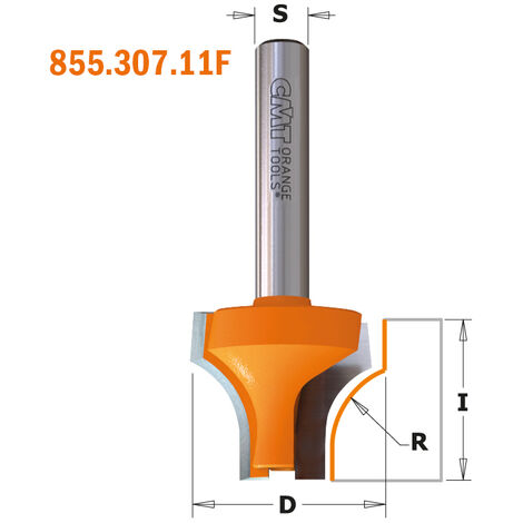 955.307.11F FRESA DE RADIO CÓNCAVO (F) HW S=8 D=22X19 R=10