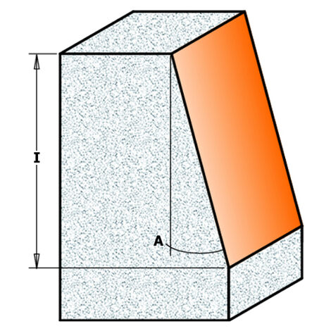 981.521.11 FRESA P/BISELAR 15° P/CORIAN HW S=12 D=9.5/23X25.4