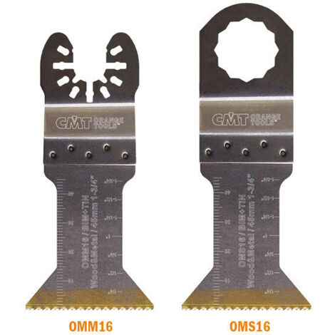 OMS16-X5 45MM HOJA DE SIERRA DE INMERSIÓN Y PERFILADORA EXTRA-LARGA DURACIÓN PARA MADERA