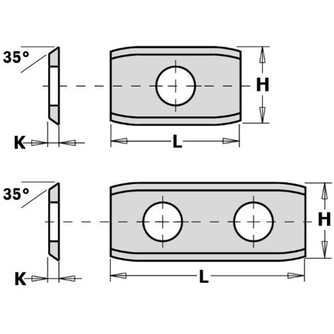 S790.242.00 CUCHILLA (2/35°) 24X12X1.5MM HWM-HC
