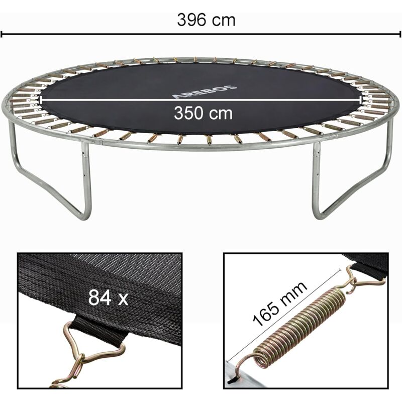 Arebos - Ressort Trampoline Ressorts Traction Ressorts Acier