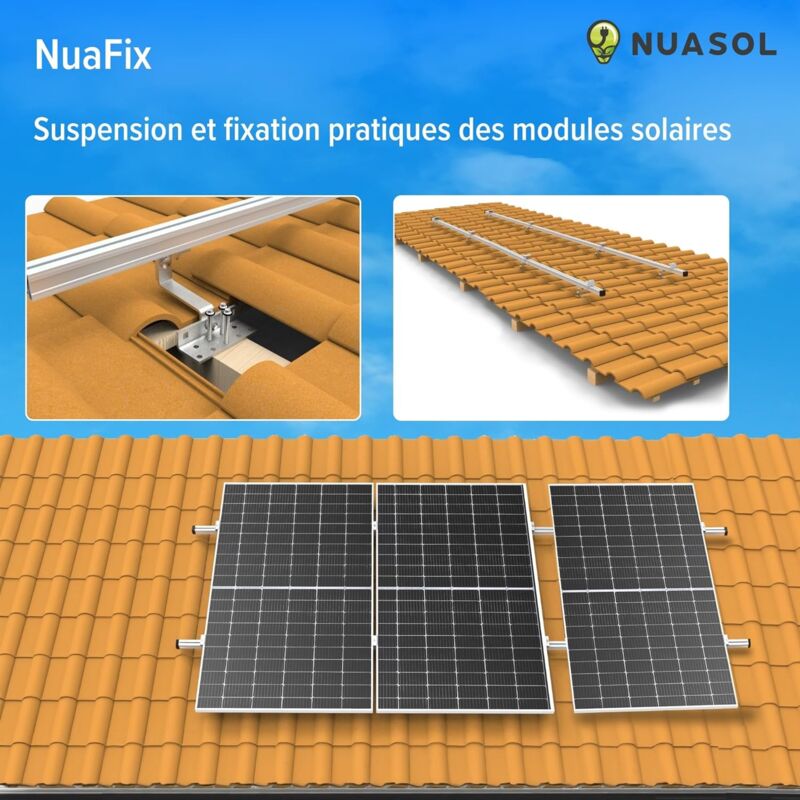 NuaSol Support de centrale électrique de balcon