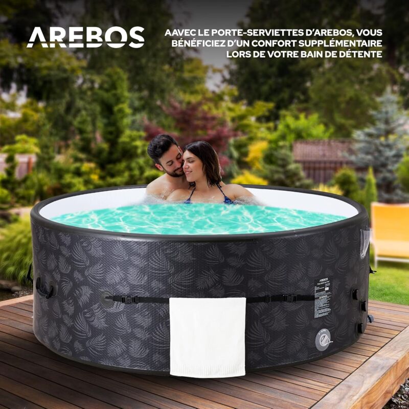 Sinyzope Porte-serviettes D'extérieur En Métal Robuste Qui Ne S'incline