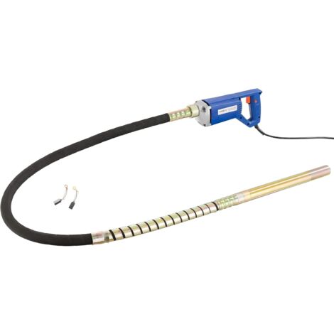 Arebos – Vibreur à béton 800 W – Alimentation 230 V – Longueur câble 1,8 m – Pour béton armé et architectural – Moteur cuivre performant